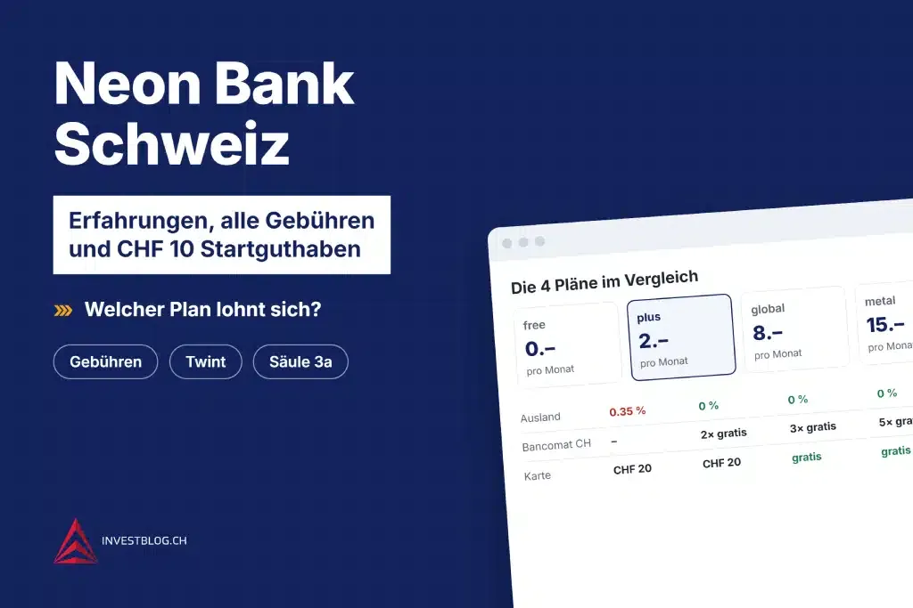Neon Bank Schweiz Erfahrung