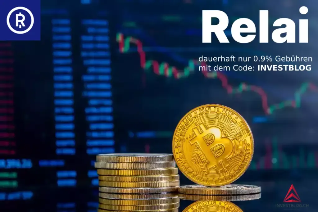 schnell und einfach Bitcoin kaufen mit der Relai App Code: INVESTBLOG