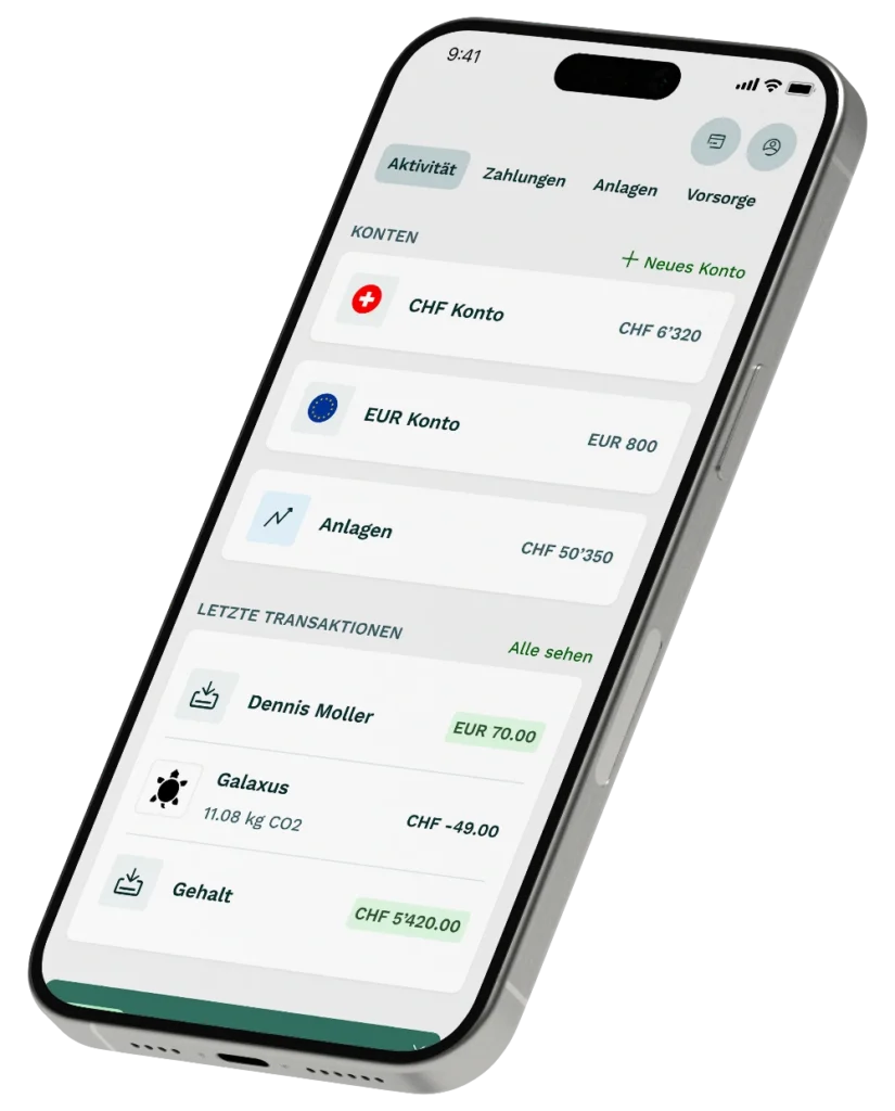 Radicant App kostenlose Bankkonto