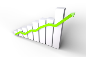 Statistikbalken mit Pfeil nach oben Finanzblog - Investblog.ch